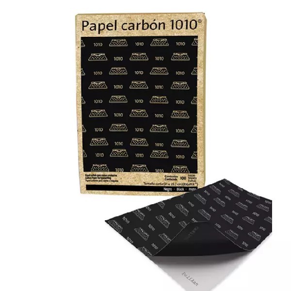 PAPEL CARBON OFI. PELIKAN 1010 C100H. NEGRO E.10 C.50